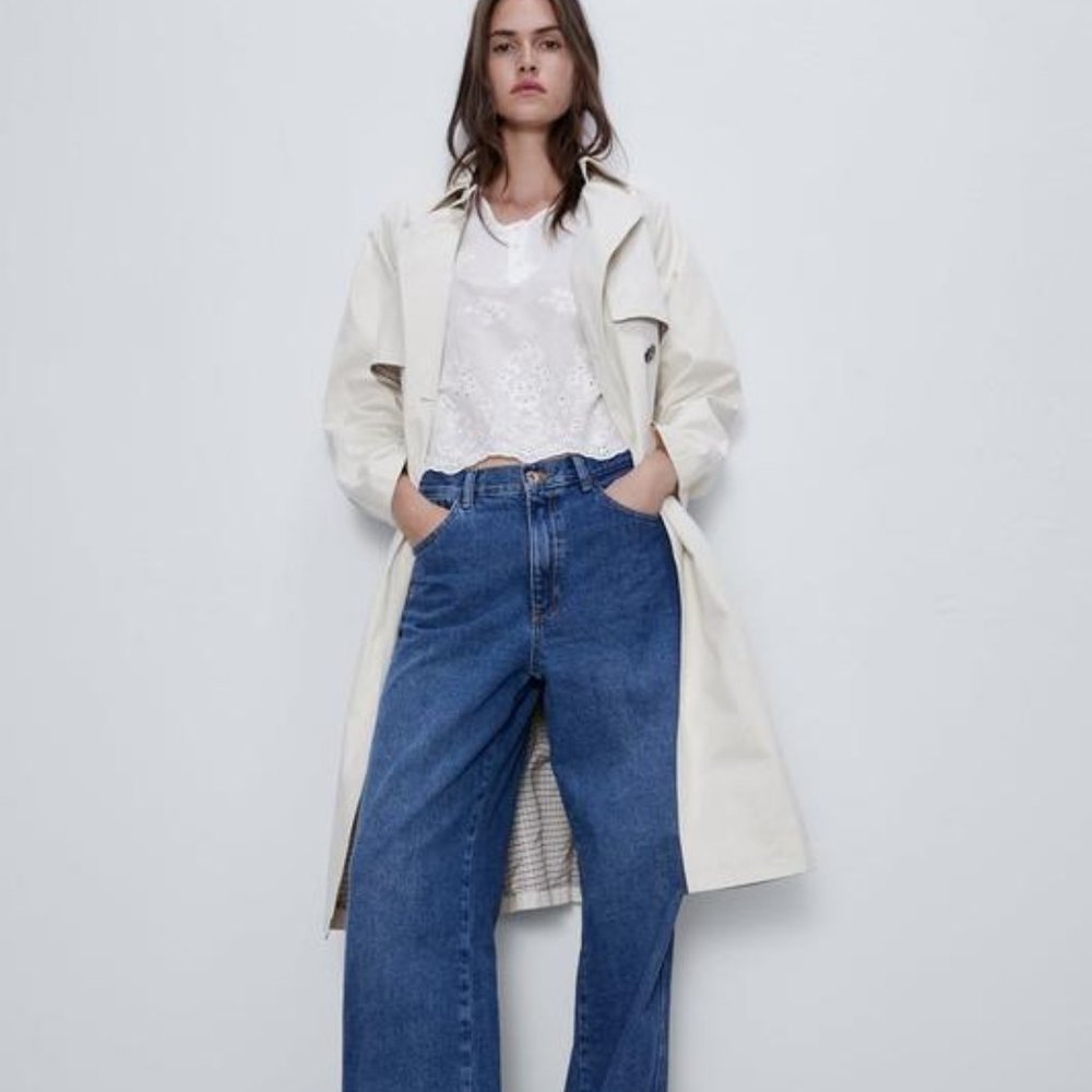 ZARA | Embroidered Blouse